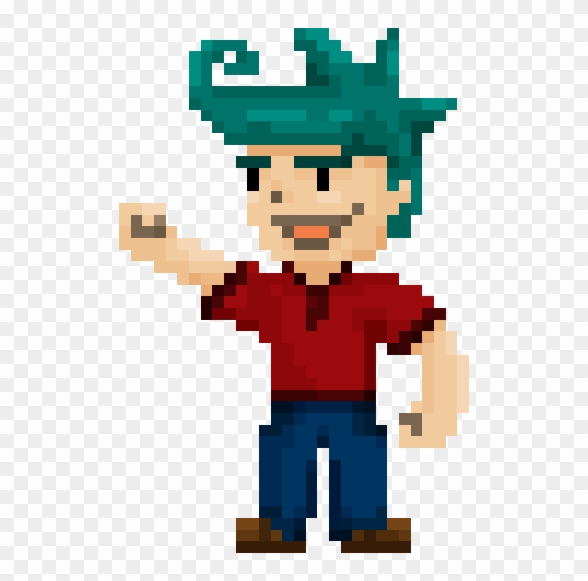 8-bit Character Large Final - 8 Bit Characters Png Clipart