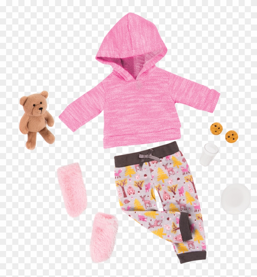 Bear Hugs - Our Generation Dolls Pajamas Clipart #4096962
