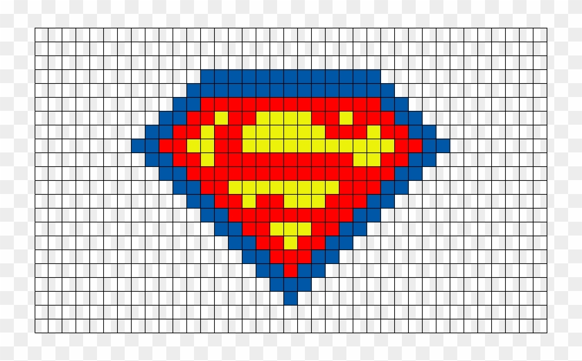 #superman #hero #superhero #dccomics #8bit Minecraft - Pixel Art Logo Google Clipart #4097008