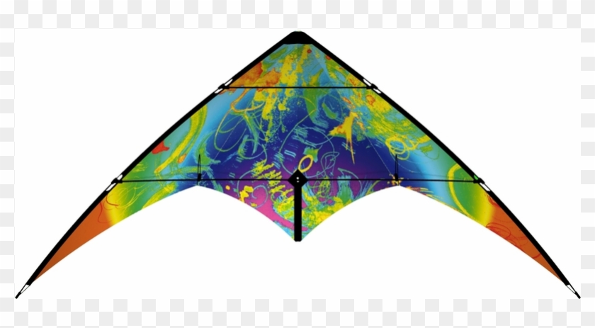 Hq Bebop Crazy Colors Dual Line Stunt Kite - Bebop Stunt Kite Clipart #4097012
