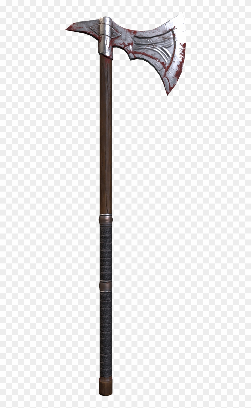 Bloody Battleaxe - Pollaxe Clipart