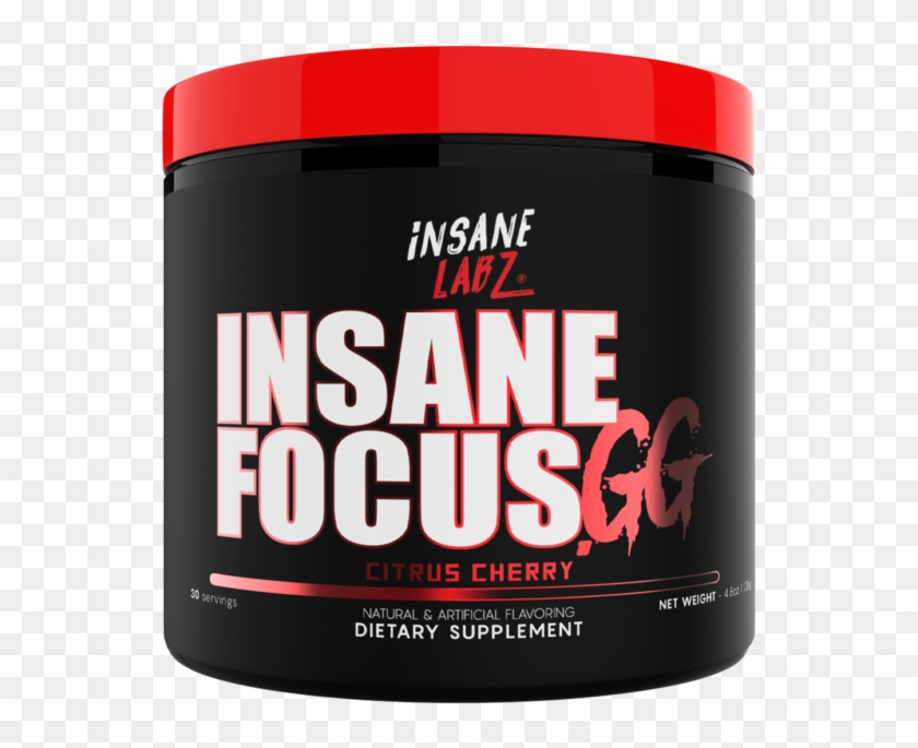 Insane Labz Insane Focus - Bodybuilding Supplement Clipart #4097228