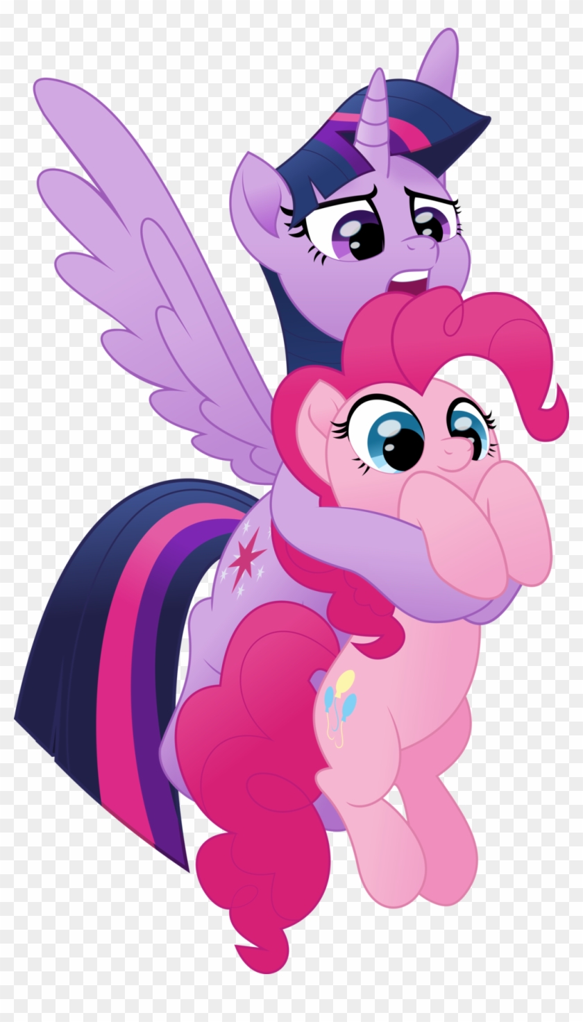 Twilight Sparkle And Pinkie Pie By Jhayarr23 - Mlp Movie Pinkie Pie Clipart