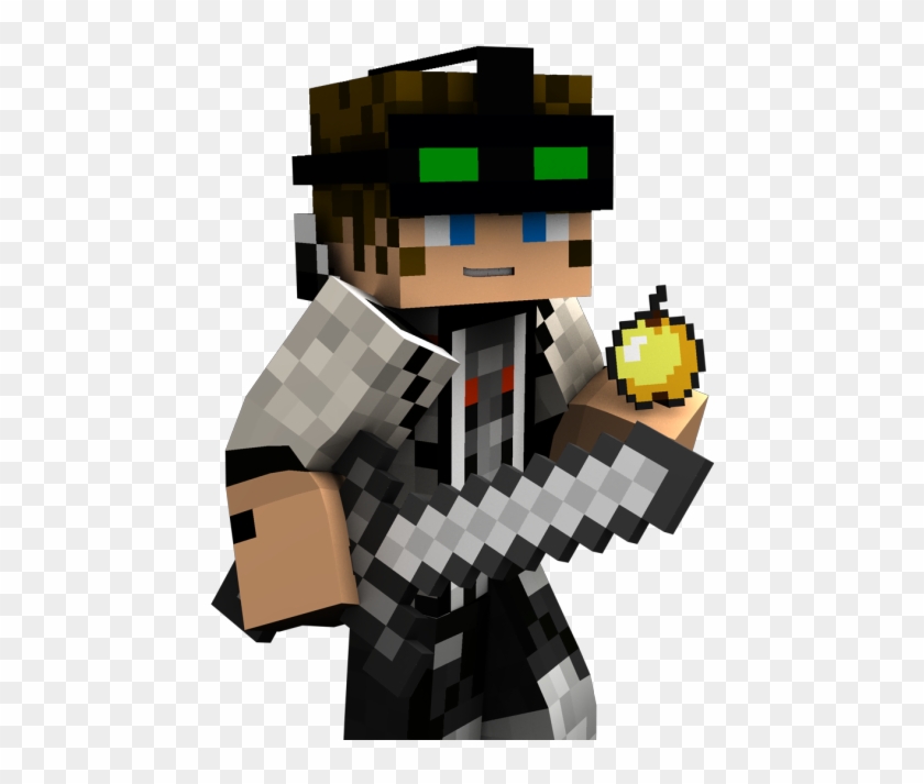 I Will Make A 3 Minecraft Skin Renders In C4d And Send - Minecraft Skin Render Png Clipart