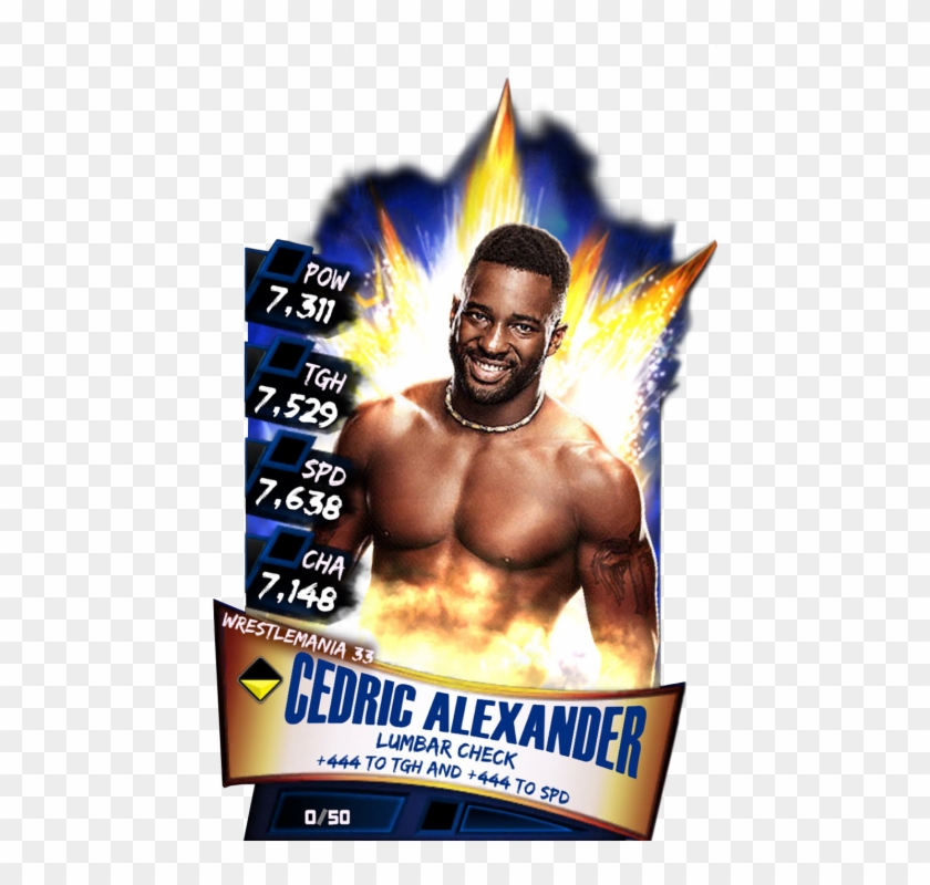 Supercard Cedricalexander S3 Hardened Raw 9527 - Aj Styles Wrestlemania 33 Wwe Supercard Clipart