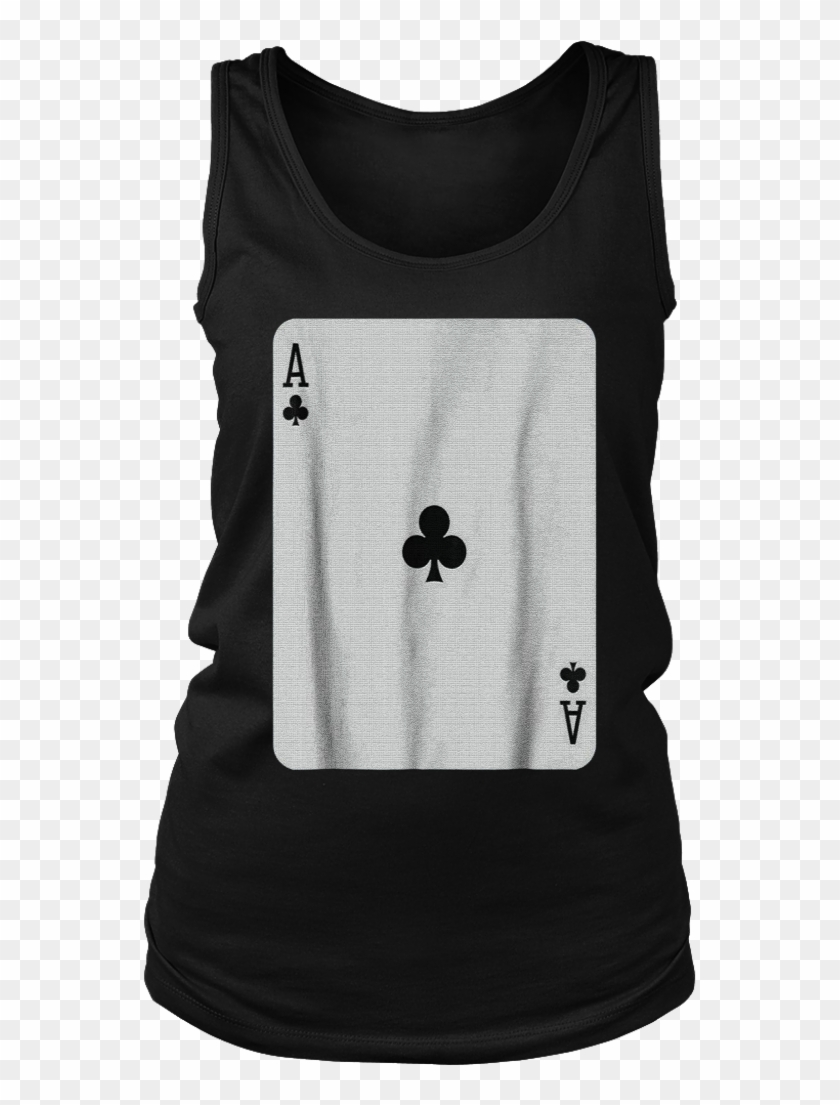 Ace Of Clubs T Shirt Poker Pro Luck Player Winner Costume - T-shirt Clipart #4097692