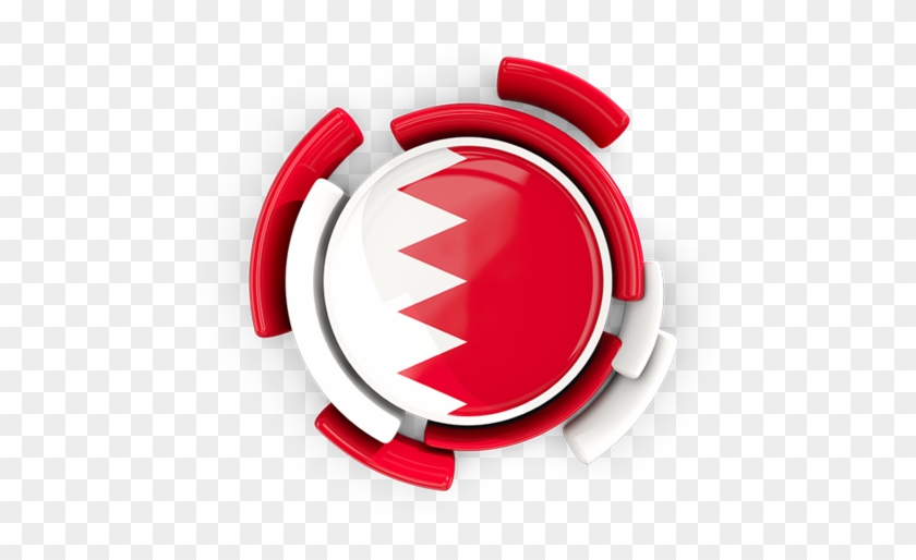 Bahrain Flag Transparent Image - Transparent Bahrain Flag Png Clipart #4098107