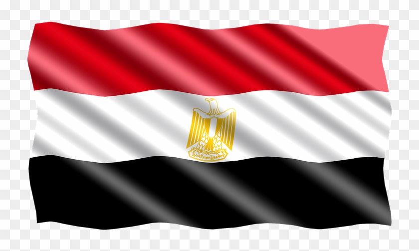 Following - Bandera De Egipto Png Clipart #4098512