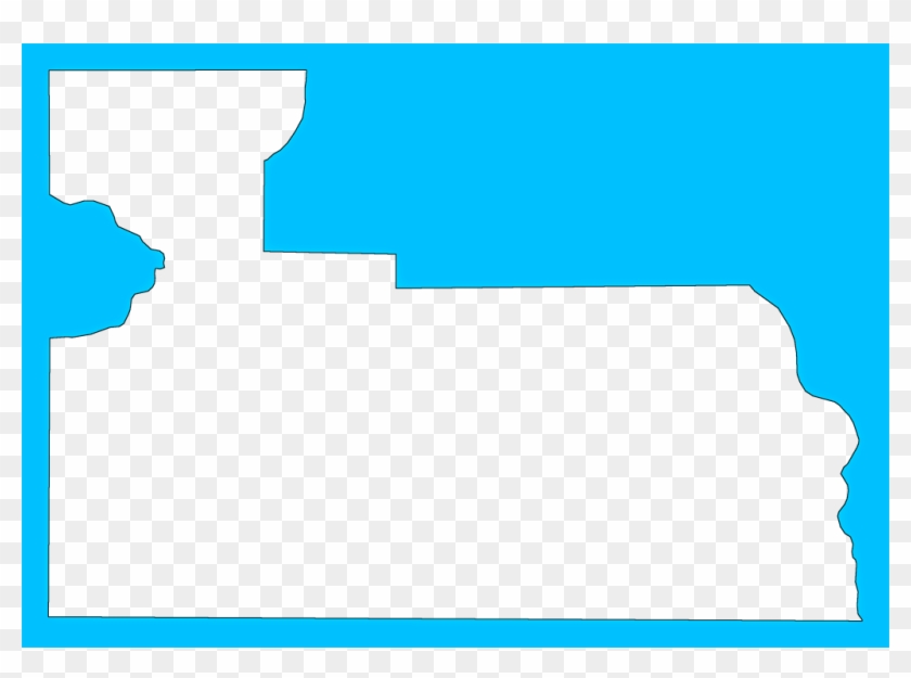 A Plain Frame Map Of Orange Clipart