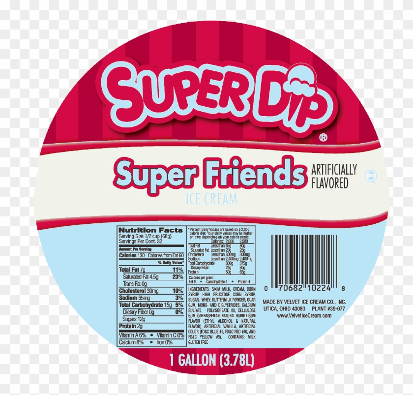 Superfriendsgallon - Label Clipart