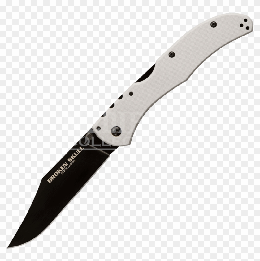 Broken Skull Grey Folding Knife By Cold Steel - Cold Steel Broken Skull Clipart #4098923