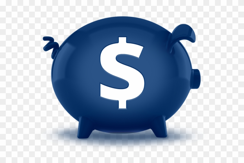 3d Blue Savings Accounts Piggy Bank Featuredcontent - Savings Blue Clipart #4099177