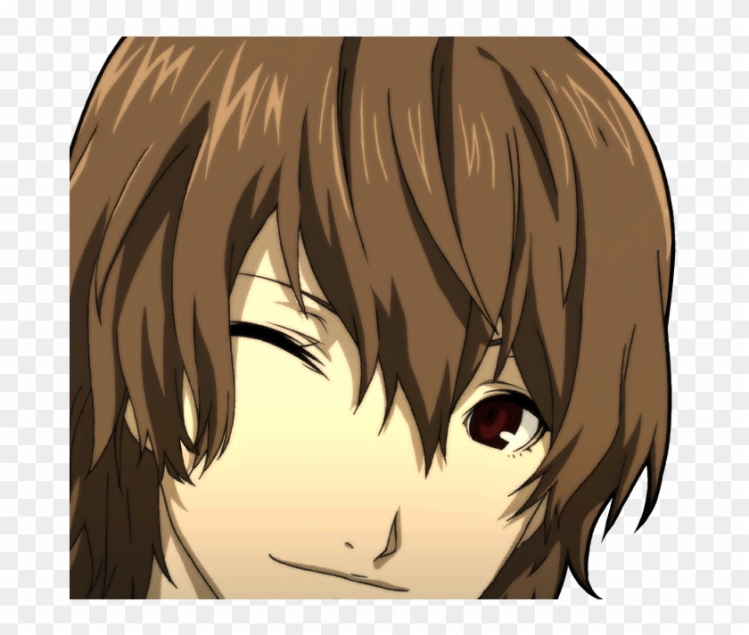 Captain Baal Fucked Around With This Message At Apr - Persona 5 Akechi Winking Clipart #4099843