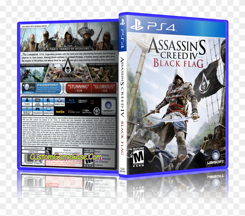 Assassins Creed Iv Black Flag - Assassin's Creed Black Flag Xbox One Clipart