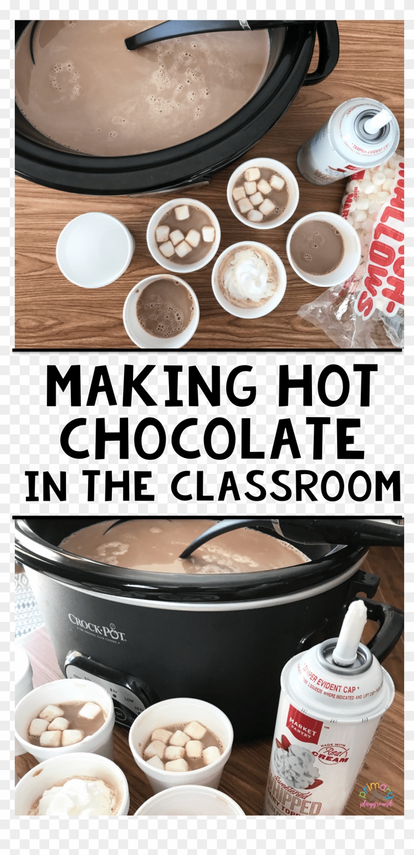 Making Hot Chocolate In The Classroom Clipart