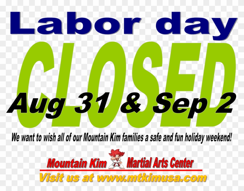 Laborday Closed - Graphic Design Clipart