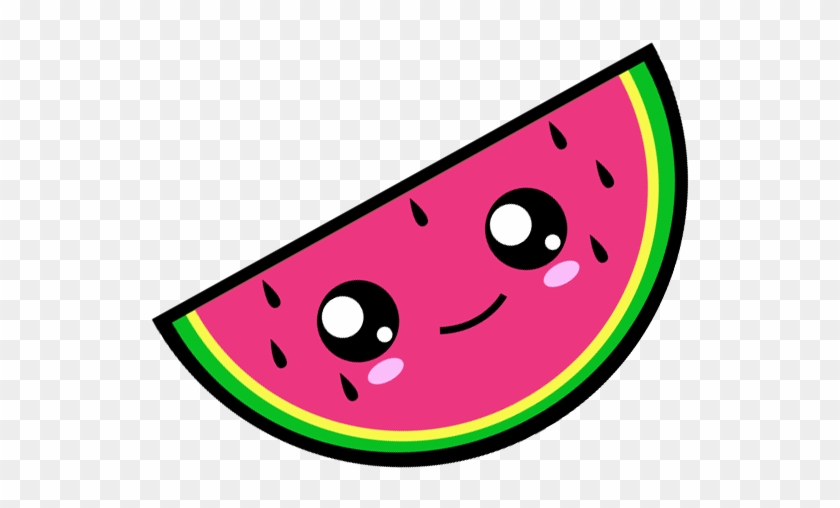 7 - Kawaii Watermelon Clipart