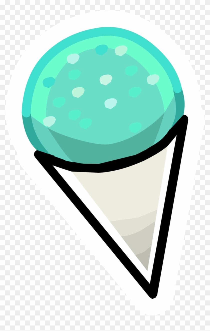 Snow Cone Clipart - Club Penguin Snow Cone Pin - Png Download #411410