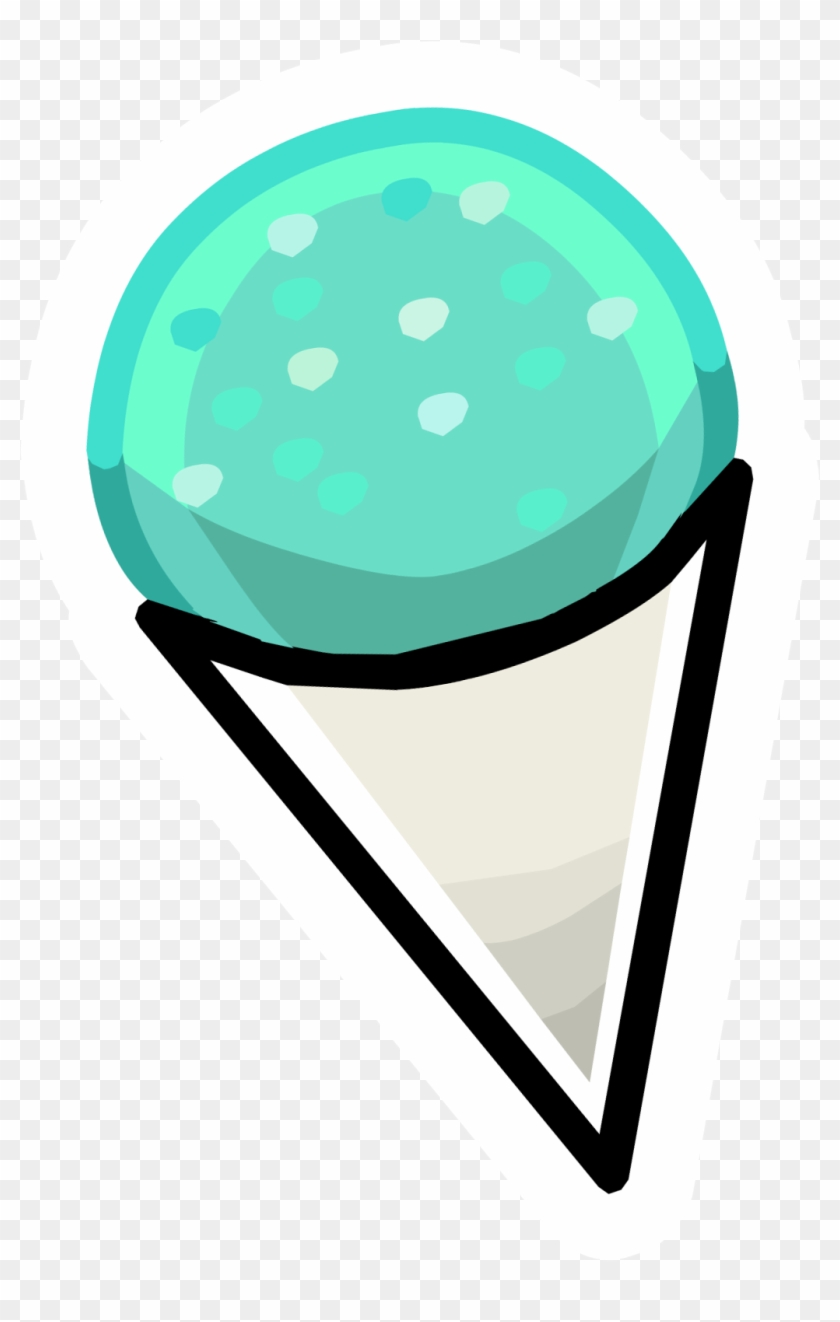 Snow Cone Clipart - Club Penguin Snow Cone Pin - Png Download