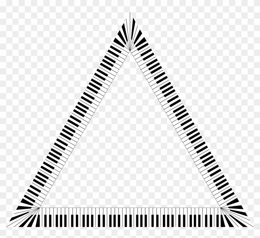 This Free Icons Png Design Of Piano Keys Triangle Clipart