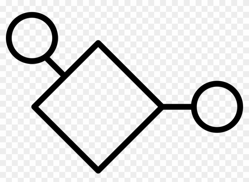 Diamond With Small Circle Outlines Comments - Circle Clipart #411879