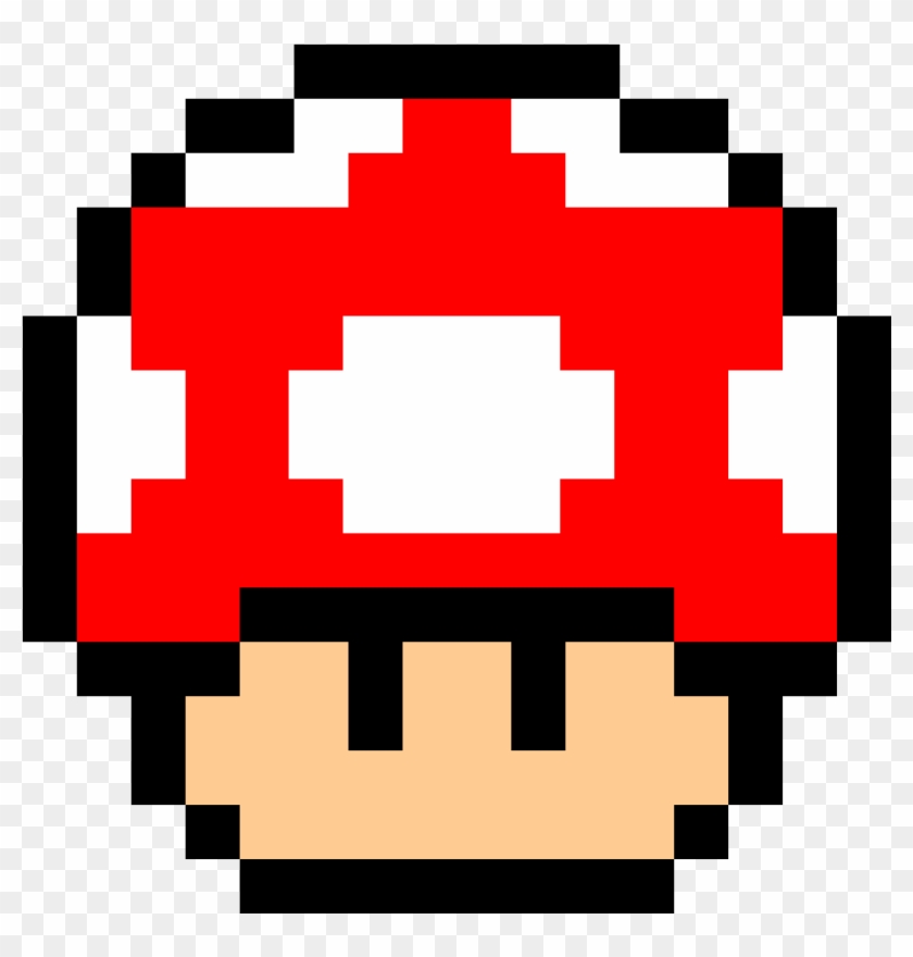 Mario Mushroom Pixel Clipart