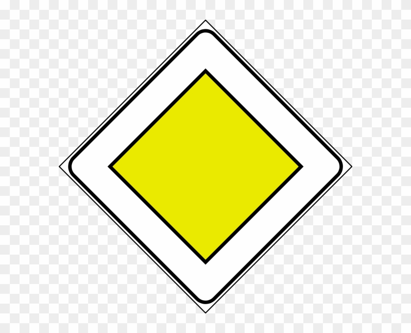 Diamonds Clipart Road Sign - Sign - Png Download #412109