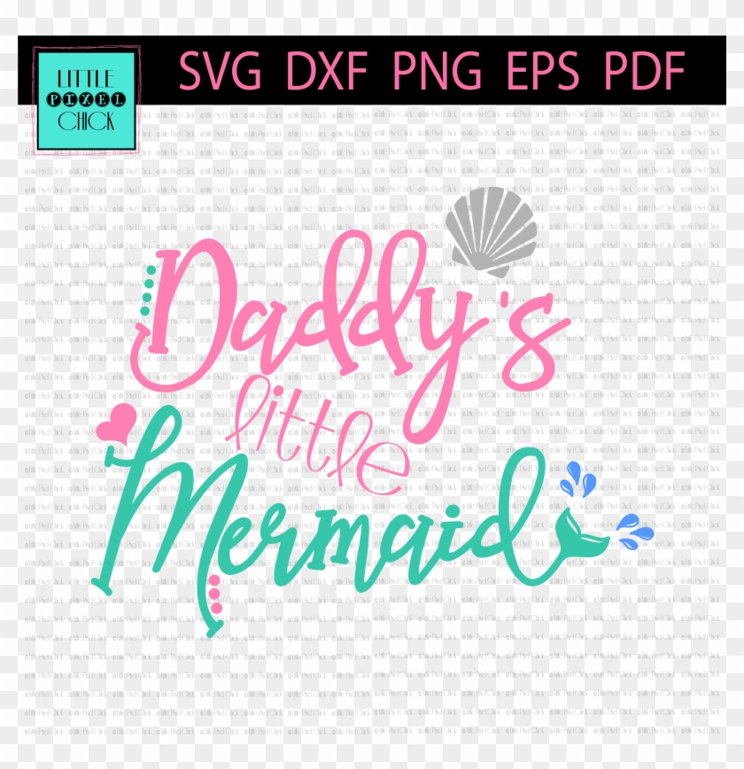 Daddy's Little Mermaid - Beach Hair Don T Care Svg Free Clipart