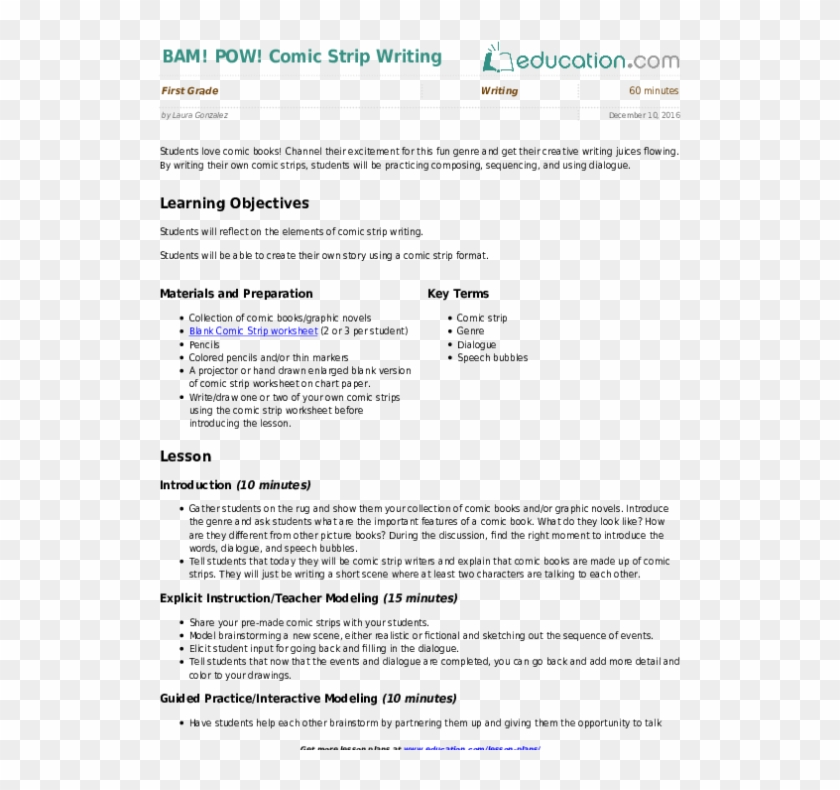 Comic Book Pow Png - Lesson Plan Social Science Clipart