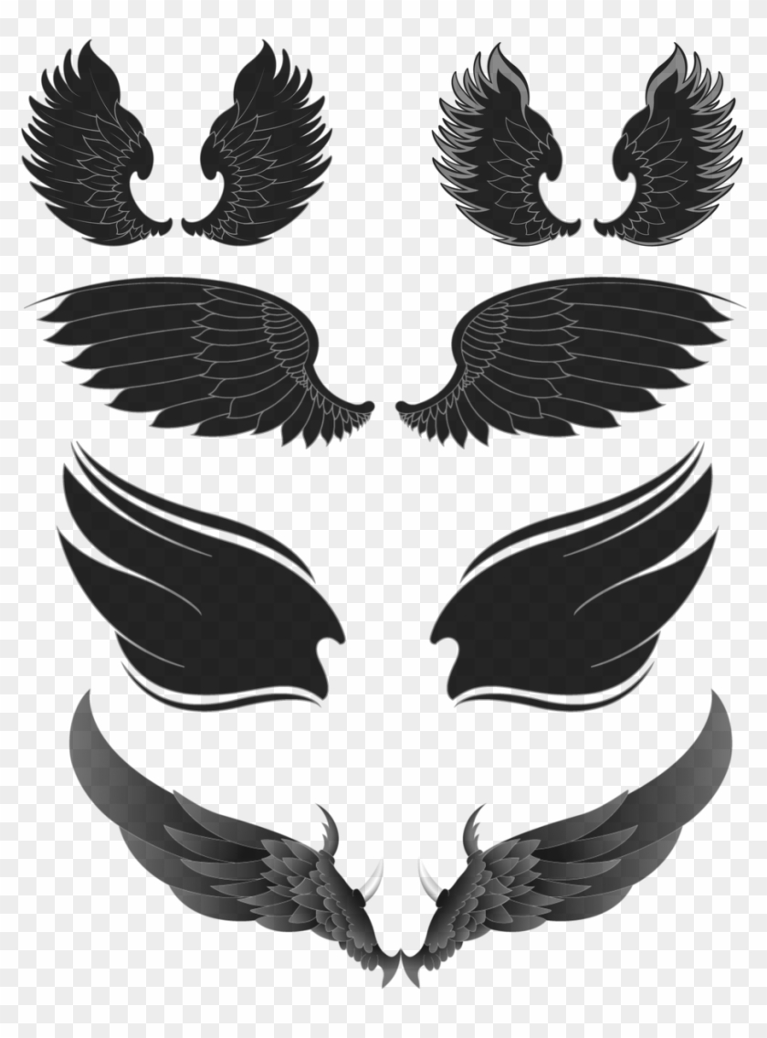 Angel Wings Angelic - Mentahan Sayap Picsay Pro Clipart