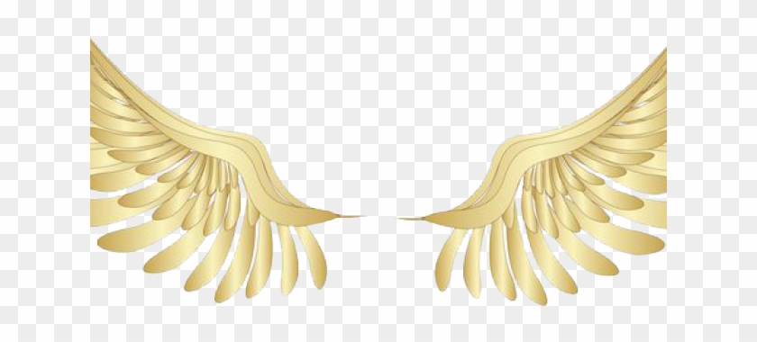 Angel Wings Png - Asa Dourada Arte Png Clipart #412771