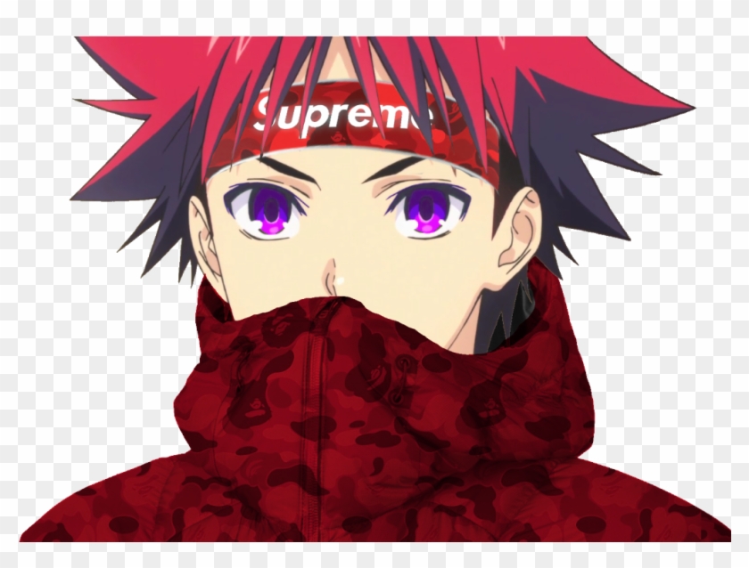 supreme anime hoodie