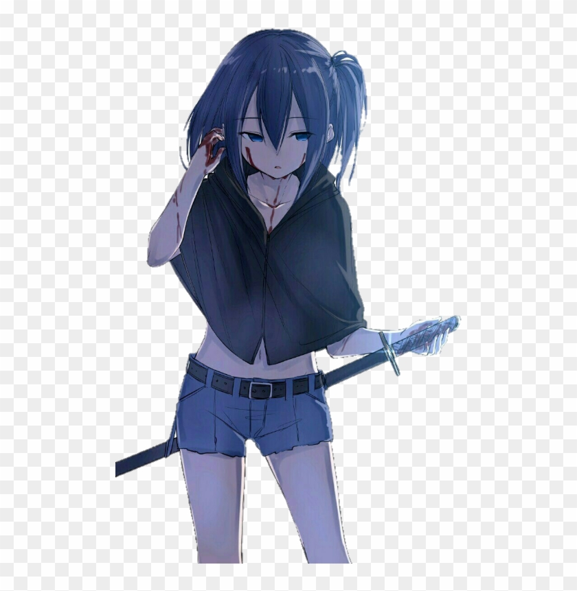 #anime #anime Тян #anime Тян #anime Kawaii #png #png - Dark Anime Girl Render Clipart
