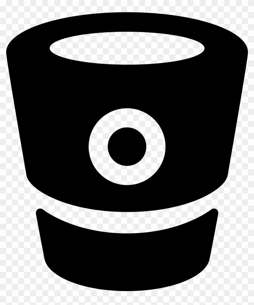 Bitbucket, Black Icon - Bitbucket Atlassian Clipart #413036