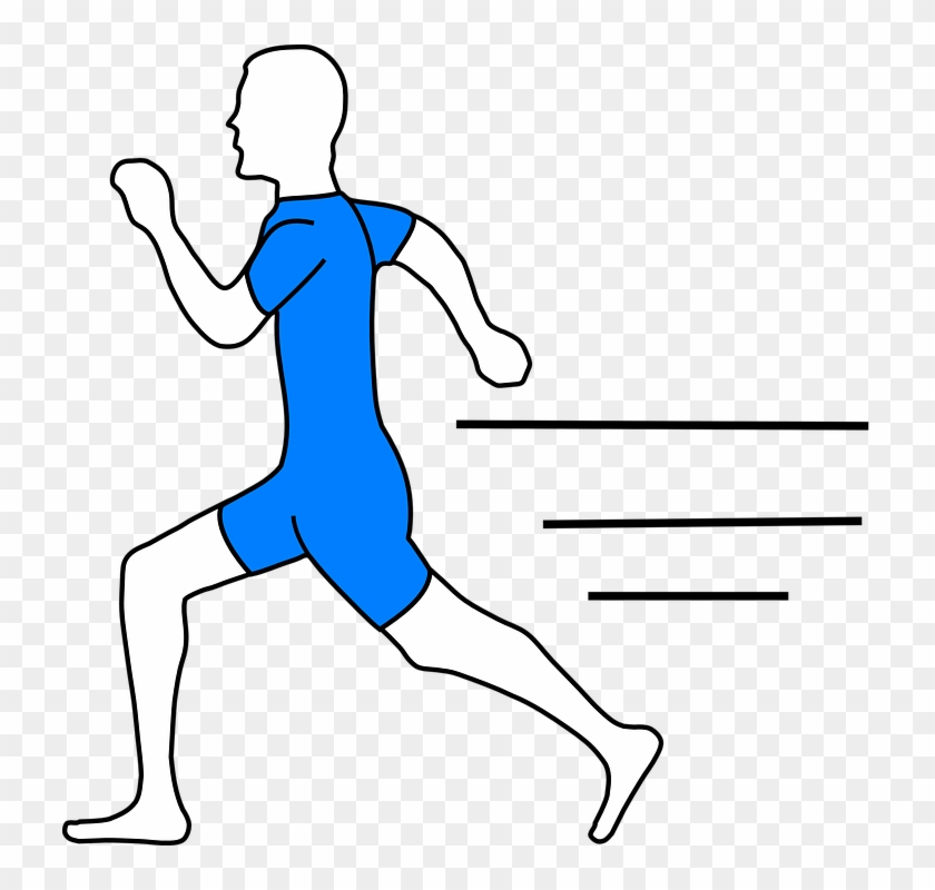 Thank You To George Piper - Running Man Clip Art - Png Download