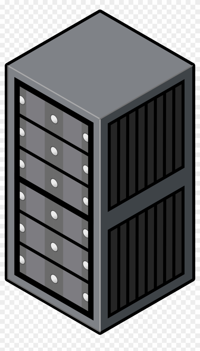 Server Computer Clipart - Server Rack Clip Art - Png Download