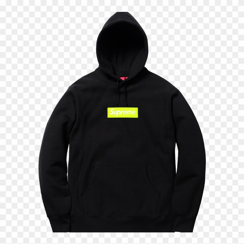 Brand New Fw17 Grey Supreme Box Logo Hoodie Sweatshirt - Hoodie Clipart