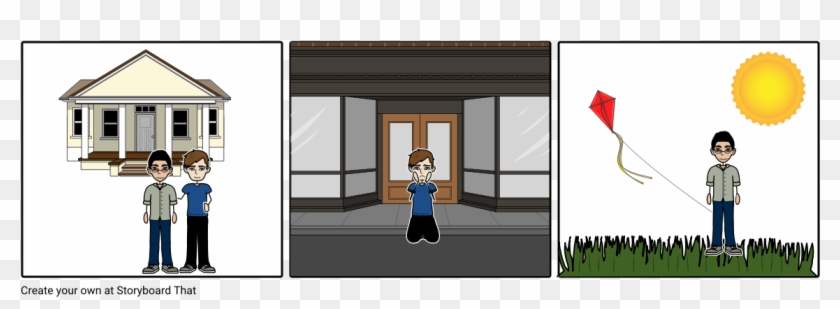 The Kite Runner - Cartoon Clipart