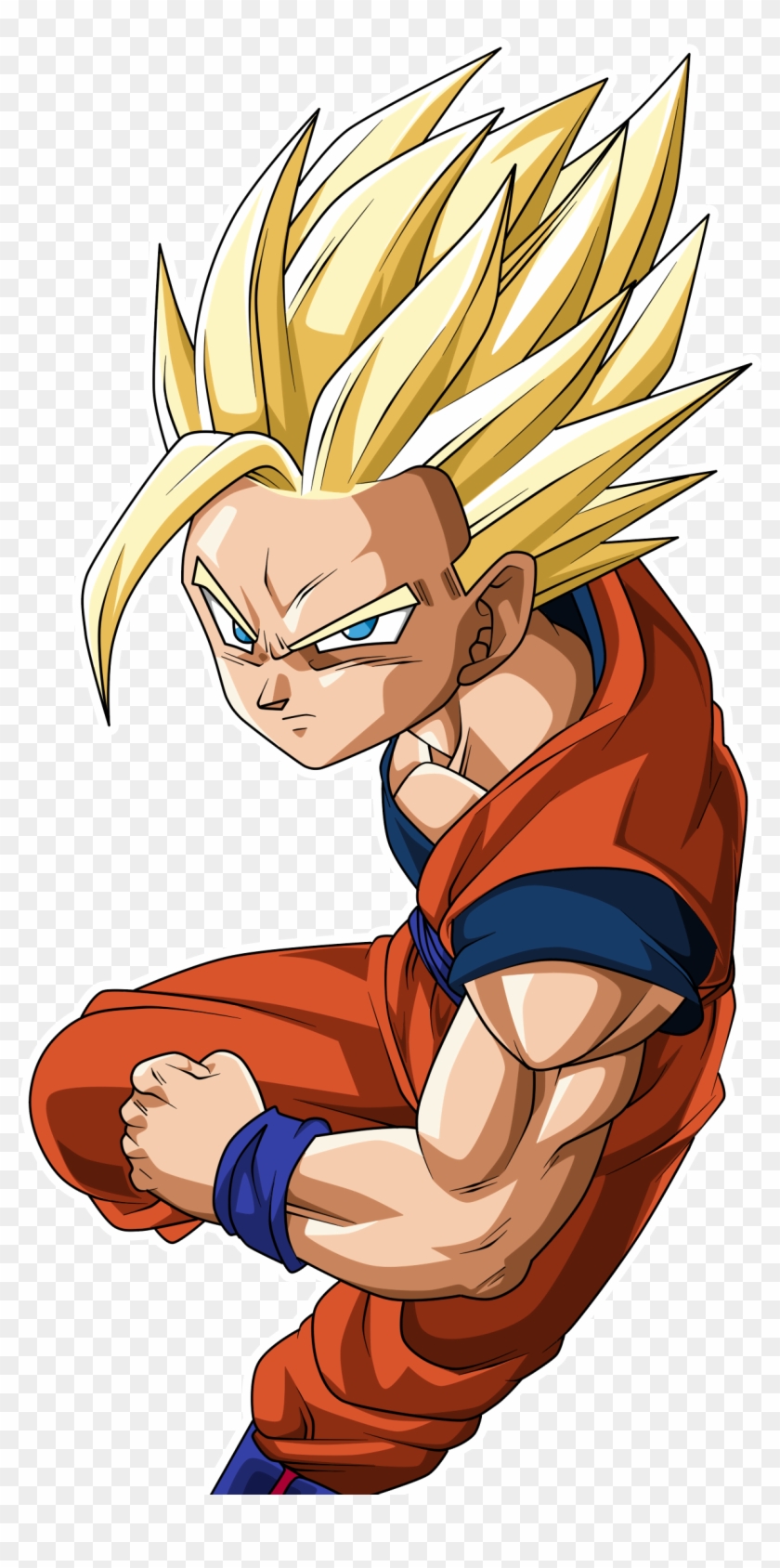 Goku Clipart Super Saiyan2 - Ssj Gohan - Png Download #414088