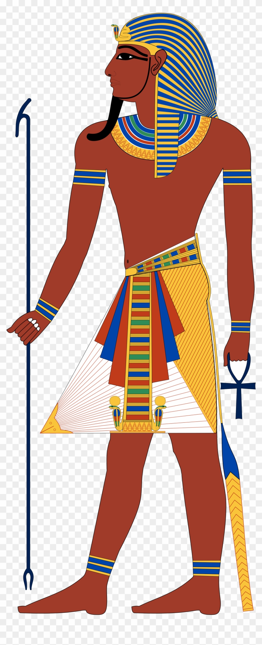 2000 X 3886 9 - Egyptian God Pharaoh Clipart #414091