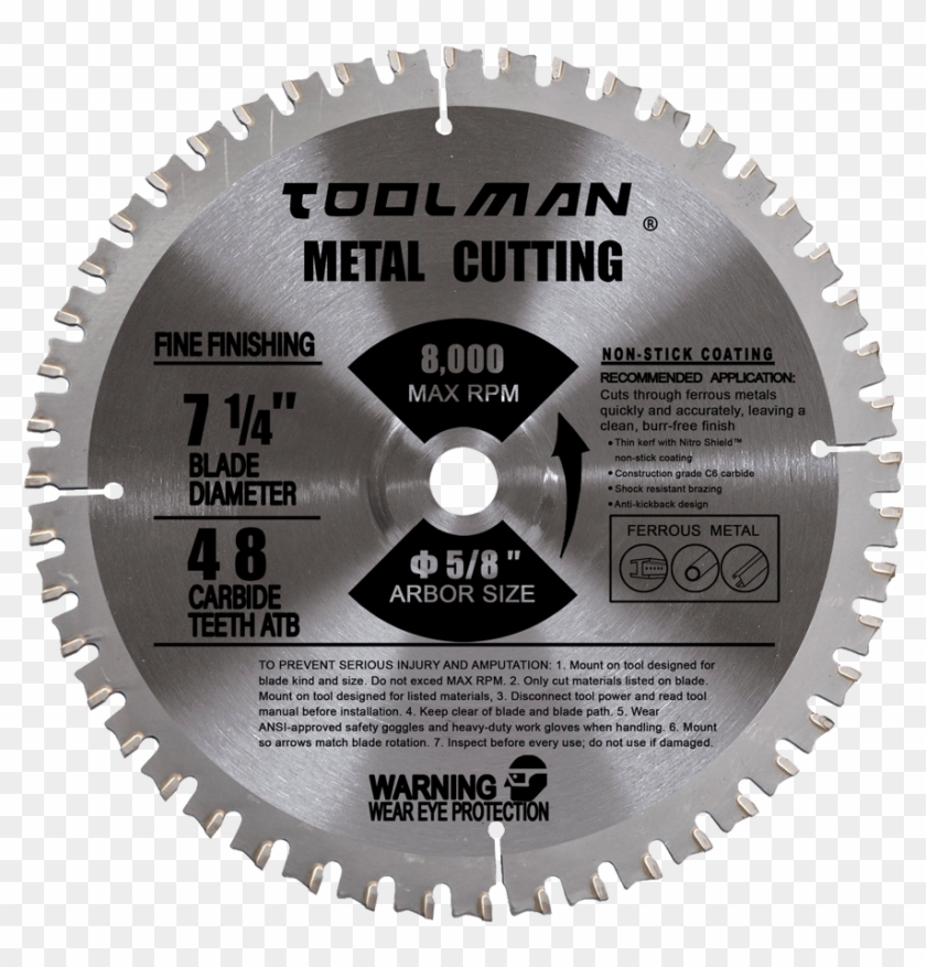 Metal Cutting Circular Saw Blade Clipart