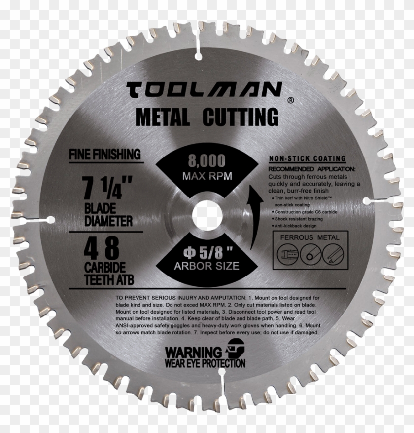 Metal Cutting Circular Saw Blade Clipart #414121