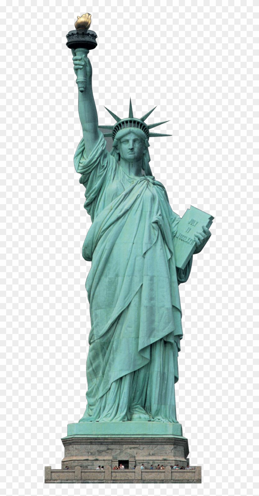 Download Png Image - Statue Of Liberty Cut Out Clipart