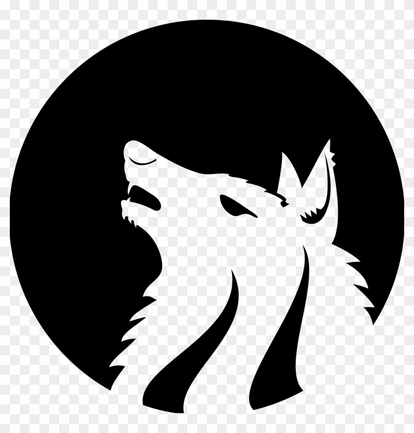 Lone Wolf Png - Wolf Head Silhouette Png Clipart #414536