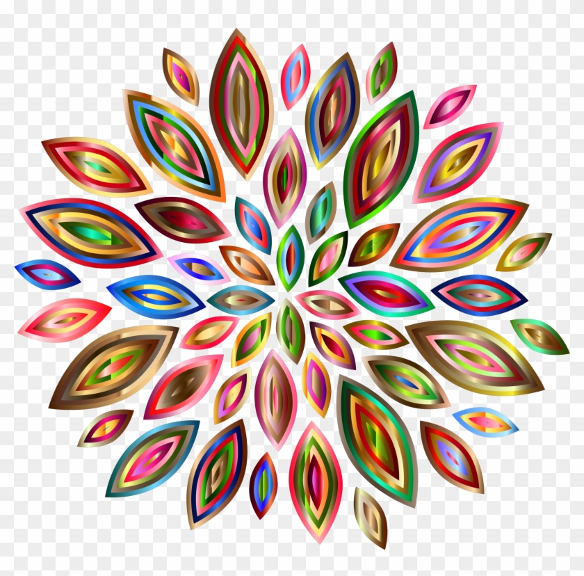 This Free Icons Png Design Of Chromatic Flower Petals Clipart