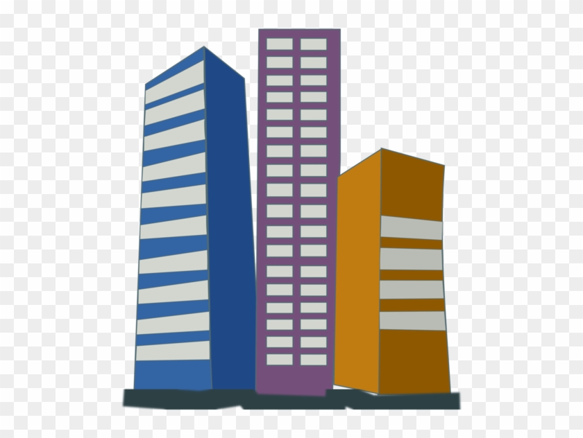 High-rise Building Logo Skyscraper Construction - Real Estate Vectors Png Clipart #414862