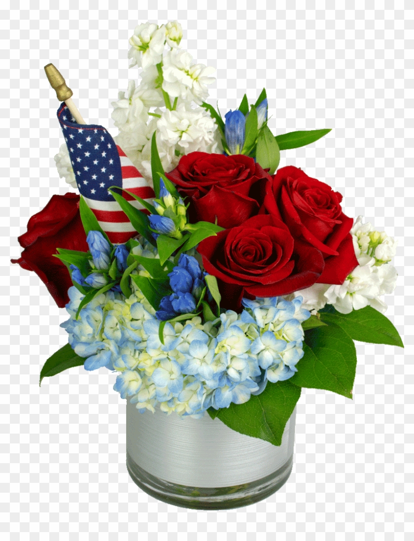 Freedom Flower Bouquet - Garden Roses Clipart #414926