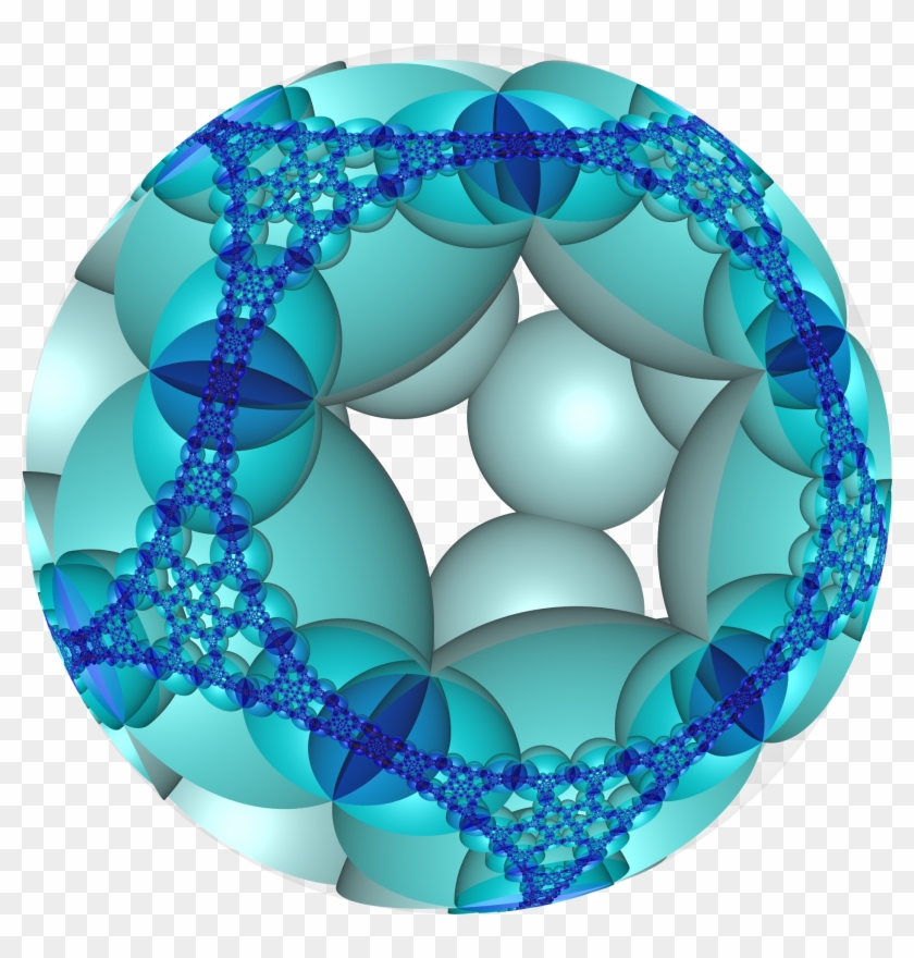 Hyperbolic Honeycomb 3 5 8 Poincare Cc - Circle Clipart #415068