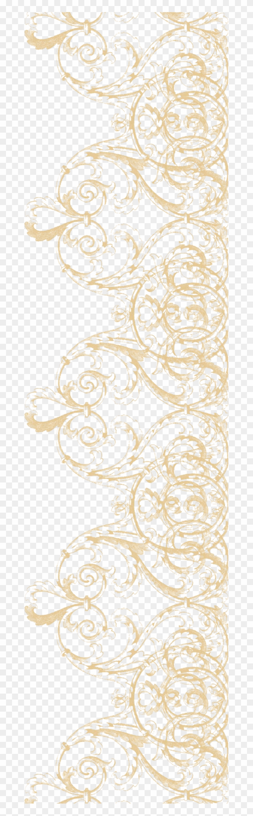 Vintage Lace Clipart - Lace Border Clipart Png Transparent Png #415416