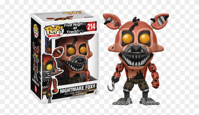 1 Of - Fnaf Funko Pop Nightmare Foxy Clipart